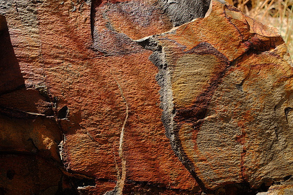 Face of a Weathered Boulder