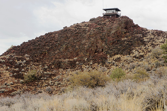 Fire Tower at Schonchin Butte