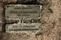 Plaque on Base of Statue