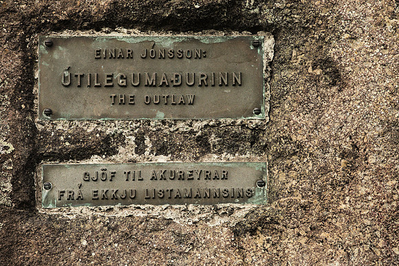 Plaque on Base of Statue