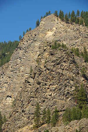Cliff Along the Clark's Fork.