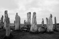 Callanish Standing Stones in Black and White